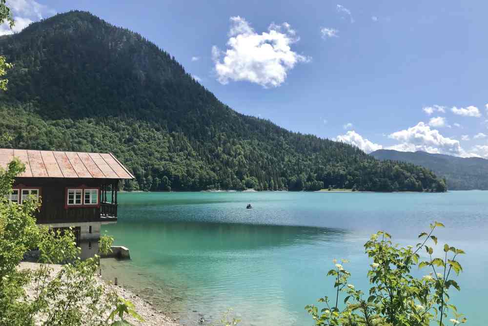 MTB Walchensee - zwei Seentour mit dem Fahrrad: Vom Sylvenstein zum Walchensee